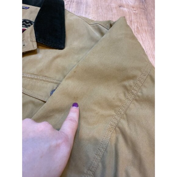 Vintage Patagonia Mens Medium Nuevo Range Coat Corduroy Collar Aztec Fleece Line - Picture 11 of 14